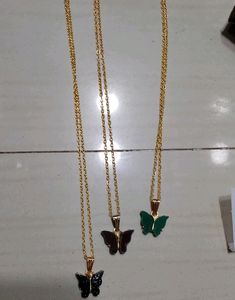 Gold-plated Butterfly 🦋 Pendent Chain