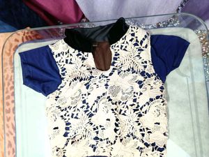 Imported Crochet Work Dress