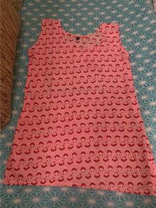 Order Now💖 - Cute Pink Printed Sleeveless Top