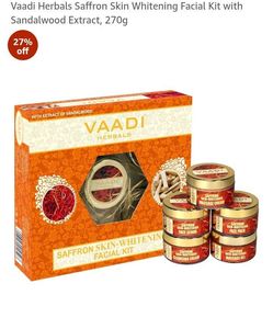 Vaadi Herbals Saffron Facial Kit