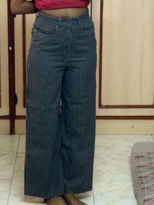 Striped Wide Leg Pants