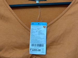 Pantaloons New with Tag Orange Long Sleeves