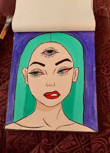 Baddie Woman Painting