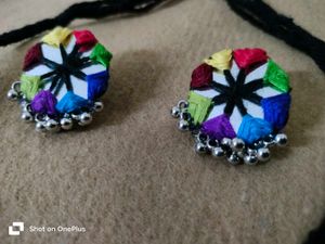 Handmade Embroidered Jewelry Set