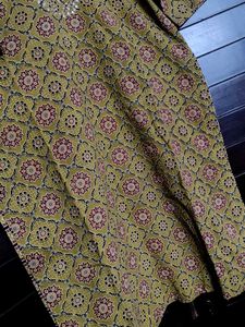 Ethnic Printed Yellow Embroidered Kurta &amp; Legging