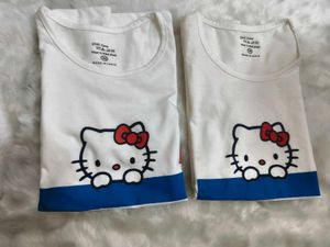 Girls Tee in Different Size And Print Price per pi