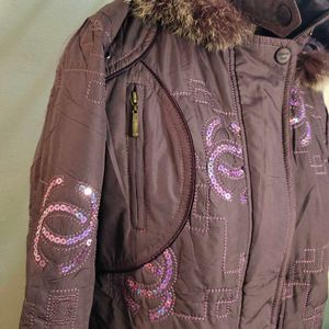 Korean Jackets With Fur Hood
