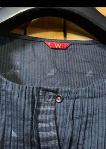 W Striped Cotton Tunic Kurta