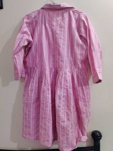 Pink Striped Dress