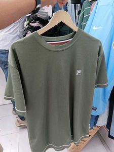 Fila Olive Green Mesh Tee