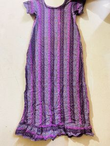 Boho Purple Maxi Dress