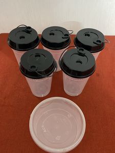 Parcel Containers 5 Cups And 1 Small Container