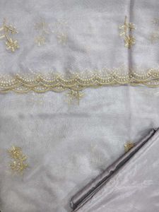 3 Pc Lavender Unstitched Suit Set