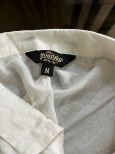 Branded Sleeveless White Shirt