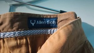 Allen Solly Brown Jeans Casual Pant For Men