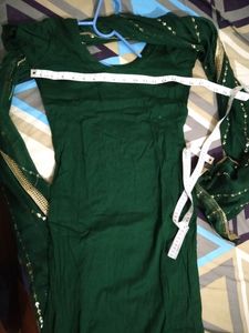 Bottle Green Colour Beautiful Suit