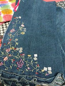 Customized Jeans Can Wear 32 To 34 Waist