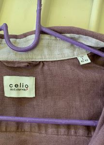 Celio Men&#39;s linen Shirt