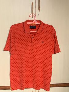 Allen Solly Printed Polo T-shirt For Men