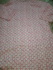 Printed Pink Kurti