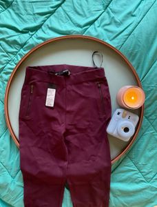Maroon Staright Legged Trousers🍷💋