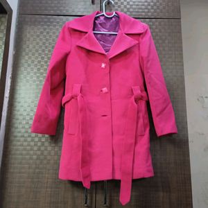 Women Pink Coat