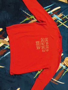 Red Long Sleeve Sweater