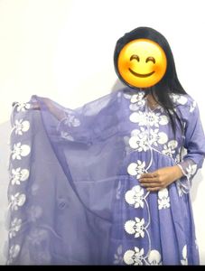 Elegant Purple Kurta Set