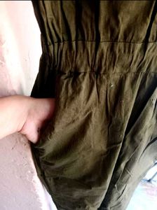 Olive Green Jumpsuit