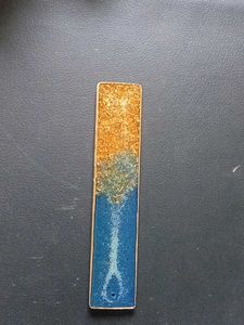 Handmade Resin Bookmark.