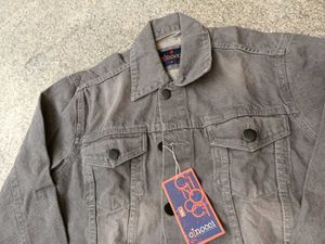 Cinocci Gray Denim Jacket