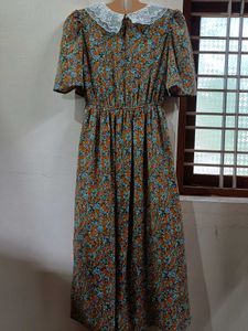 FLORAL PRINT MIDI DRESS