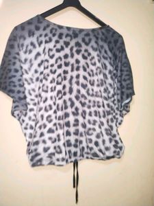 Leopard Print Crop Top