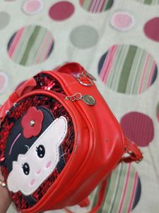 Cute Girl&#39;s Sequin Mini Backpack