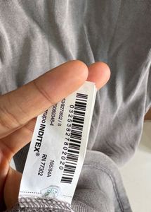 Grey Long Sleeve Dress From Zara