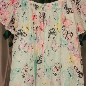 Butterfly Print Dress