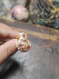 Gold Tone Ring Set