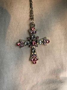 Barbiecore Cross Necklace🩰