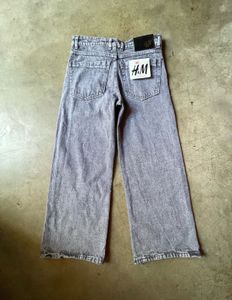 Wide Leg Denim Jeans