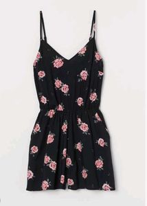 H&amp;M Divided Black Playsuit Shorts