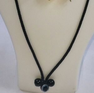 Evil Neck &amp; Eyering set black pendent High qualit