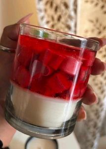 Cute Little Heard Shape Jelly Candle