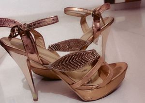 Rose Gold high Heels ( 3-5 inches)