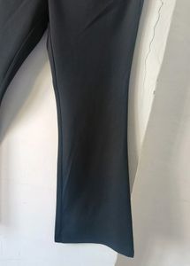 Korean Style Black Bootcut Trousers 😍