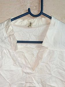 Ladies Summer Fashion Casual Top White