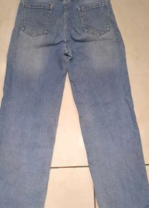 Blue casual denim jeans