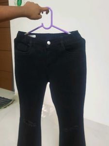Boot Cut Girls Black Jeans