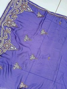 Trendy Solid Beautiful Saree
