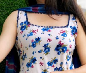 New Floral Printed Georgette Designer Suit