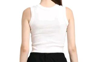 Ribbed Tank Top with Bows